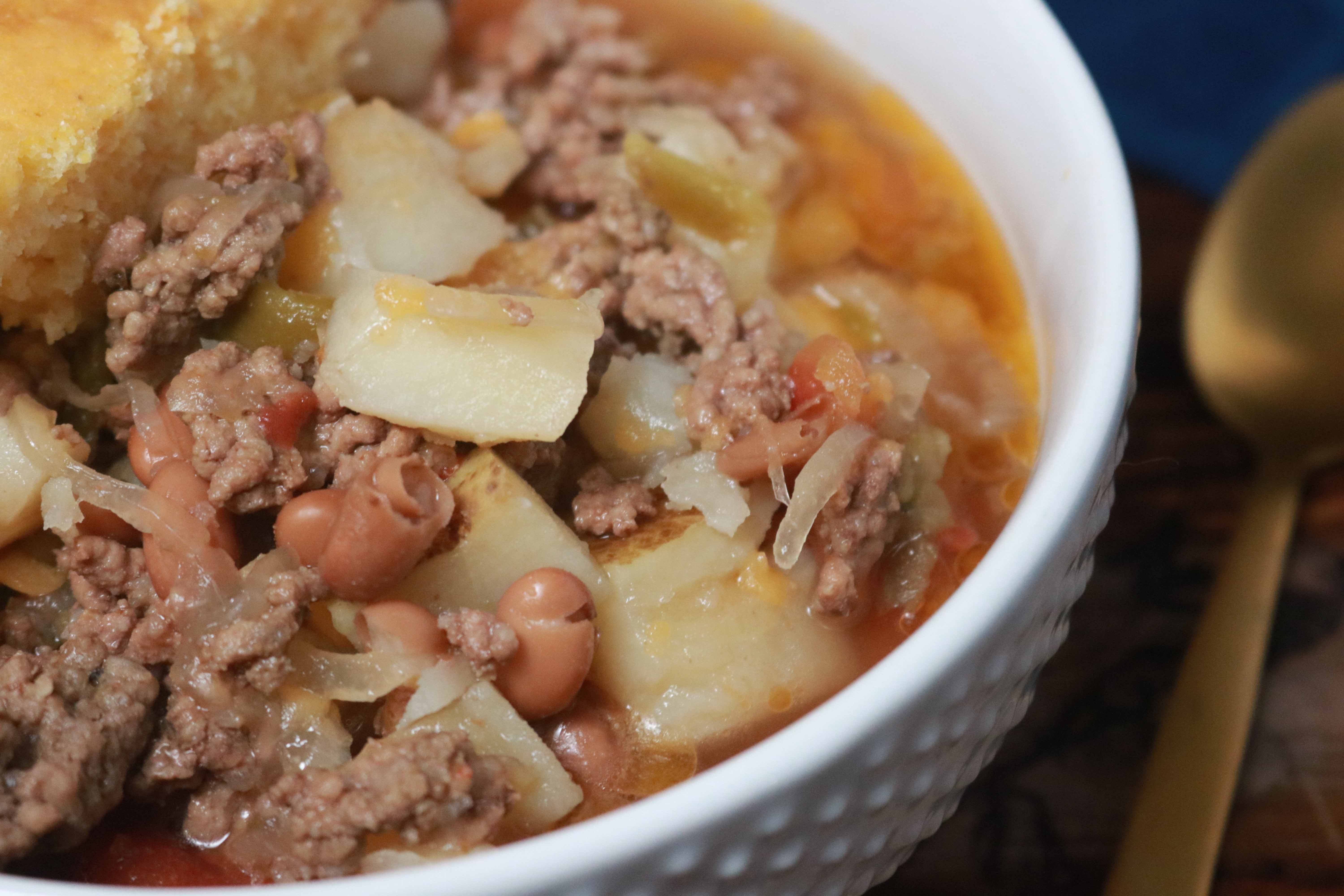 One Pot Hatch Green Chile Stew Recipe | Dare To Cultivate